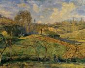 卡米耶 毕沙罗 : March Sun, Pontoise